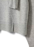 Volmer Scarf Sweater Light Grey