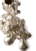 Drip Candle Holder S Silver