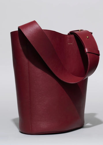 The Norma Tote Burgundy Red