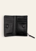 Caia Twill Wallet Black & Gold