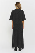 Madina Short Sleeve Knit Blackish Melange