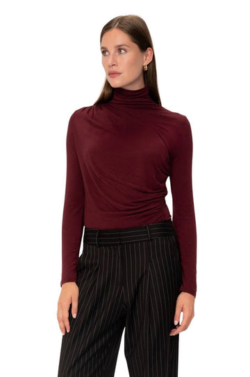 Alcor Top Burgundy