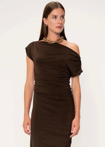 Columbine Dress Mocha