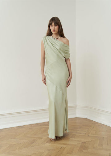 Vanessa Satin Maxi Dress