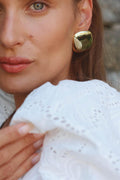 Taida Chunky Earrings Gold Plated