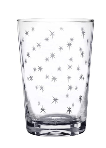 Stars Tumbler Glasses 6 pk