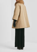 Padded A-line Parka Green