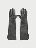 Gemini Brushed Grey Leather Gloves