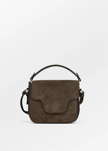 Suede Iris Bag Hot Fudge Brown