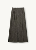 York Pants Black & Brown Herringbone