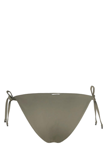 String Side Tie Bikinitruse Dusty Olive