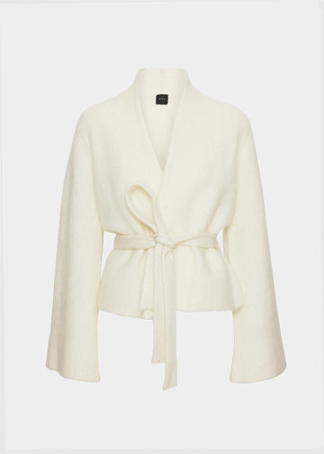 Lila Mohair Cardigan Eggshell
