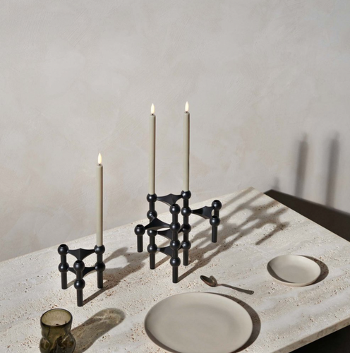 Stoff Nagel Led-Lys 2 stk Sand