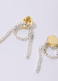 Chain Loop Earrings Gold & Silver