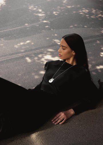 Monolith Necklace Large Silver