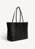 Abigail Printed Tote Bag Dark Chokolate