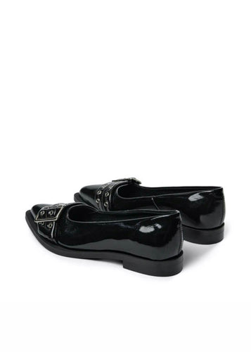 Saso Black Patent Ballerina