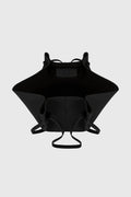 Large Mochi Black Pebble Grained Leather