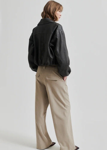 Lato Leather Bomber Jacket