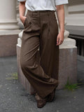Chrissy Cashmere Touch Flannel Darkbrown