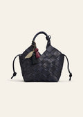 Misu Navy Nubuck Shoulder Bag