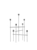 Elysia Candelabra - Brushed Stainless Steel
