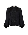 Satin Shirt Black