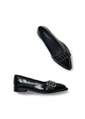 Saso Black Patent Ballerina