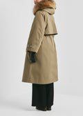 Padded Maxi Parka Green