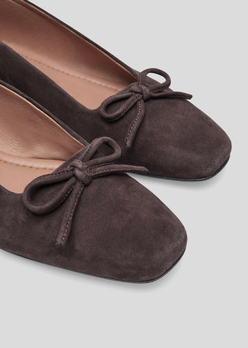 Alda Bow Ballerina Rich Brown