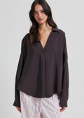 Timeline Blouse Chocolate