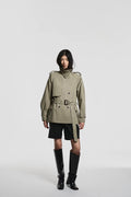 Majorstuen Trench Short Khaki