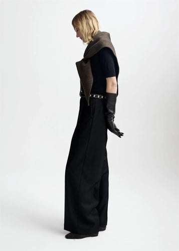 Brisa Wool Scarf Espresso