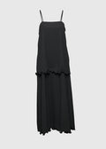 Astrid Crincle Dress Black