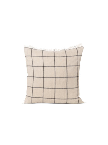 Calm Cushion Cover - Camel/Black