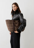 Traversée L Hunting Tweed Brown