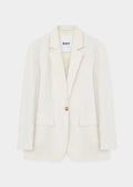 Elton Classic Gabardine Blazer Ivory Shade