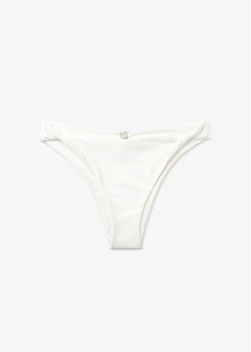 Twisted Bikini Bottom Creme White Badetøy