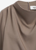 Beverly Top Taupe Grey