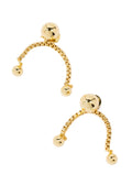 Tiny Solar Studs Earrings Gold