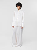 Julie Satin Shirt Off White