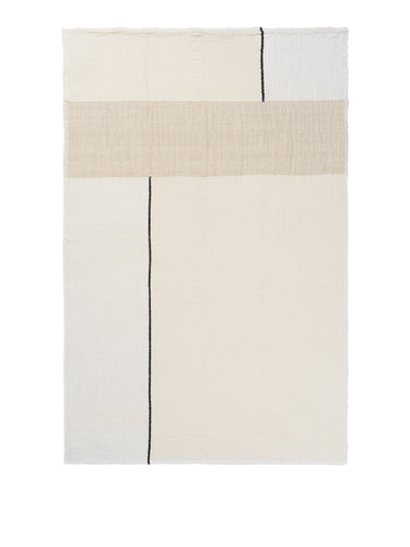 Dela Throw Natural & Off White