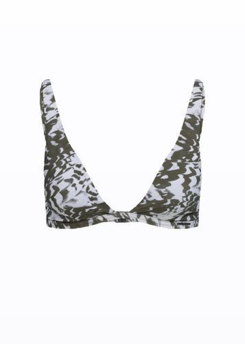Fixed Triangle Bikinitopp Olive