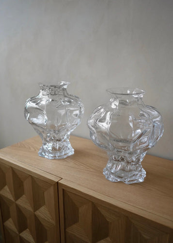 Ammonit Large Vase Clear