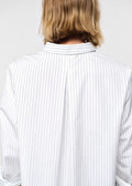 Edwina Shirt White Pinstripe
