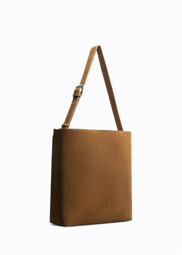 Naomi Medium Suede Cognac
