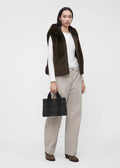 Traversée S Hunting Tweed Charcoal