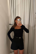 Hera Longsleeve Top Black
