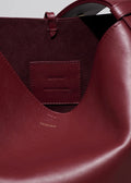 The Norma Tote Burgundy Red