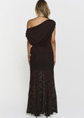 Akasha Lace Skirt Mocha Brown
